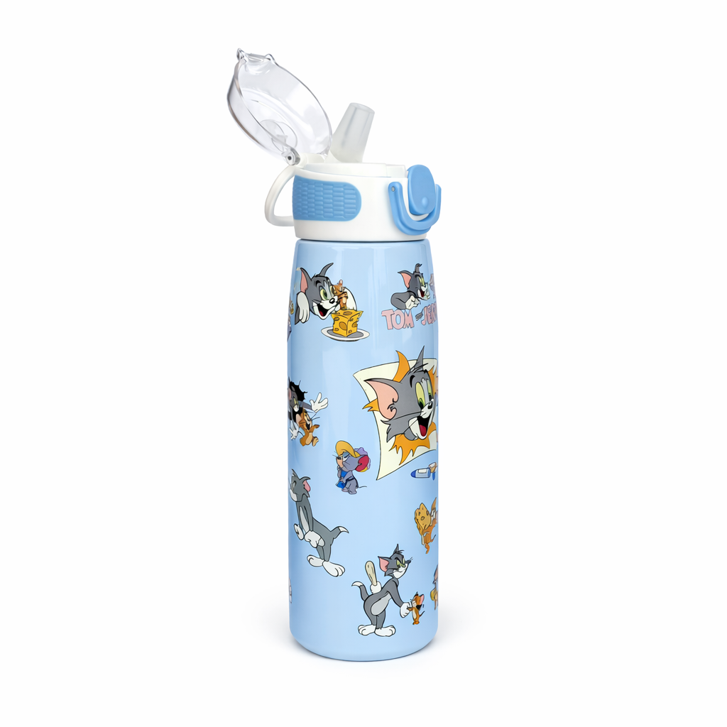 Cartoon Insulated Water Bottle - 620 ml