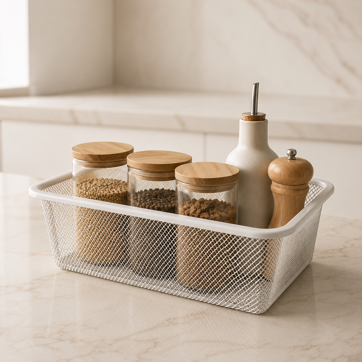 Mesh Rectangle Basket
