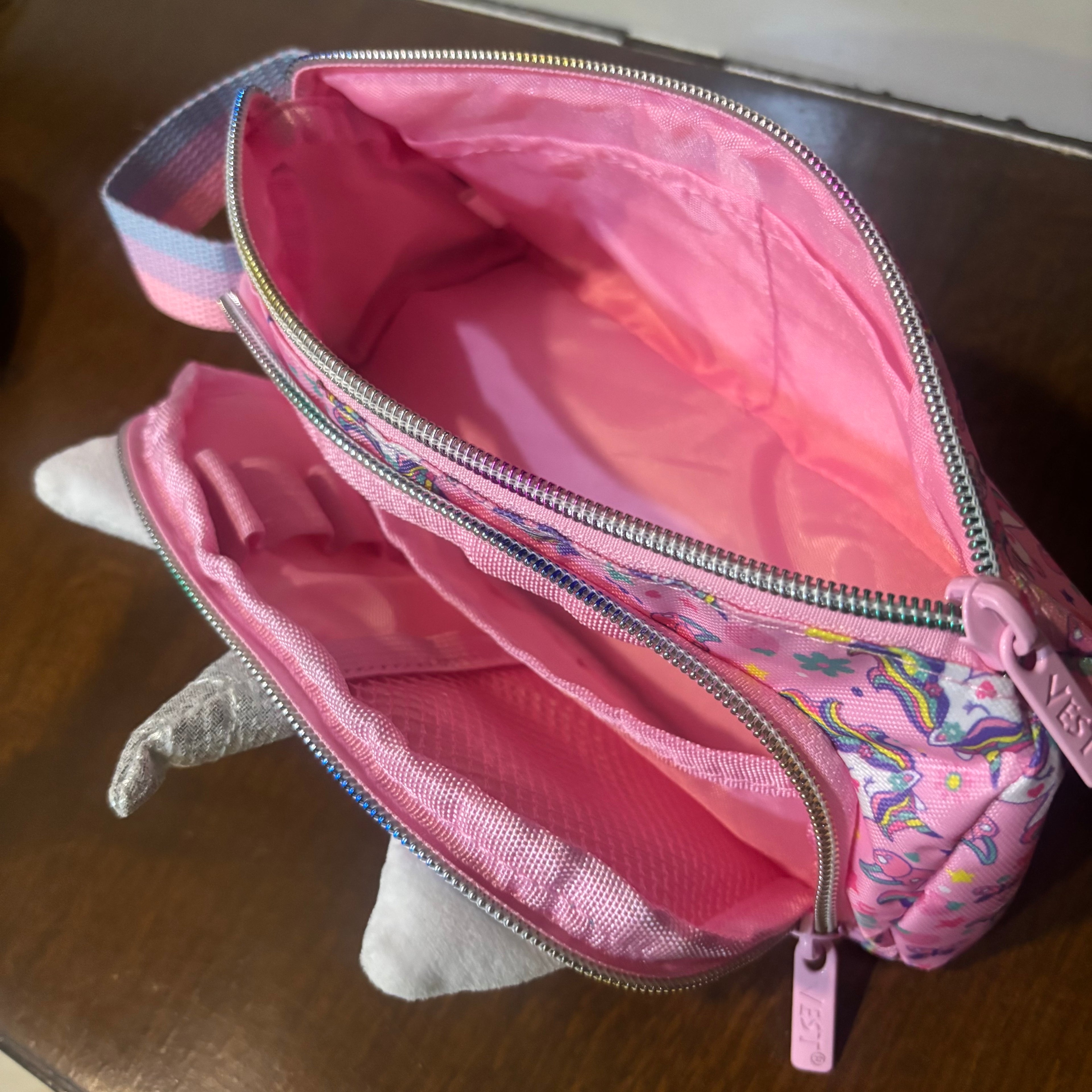 Pencil pouch with slots