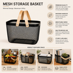 Mesh carry Utility Basket