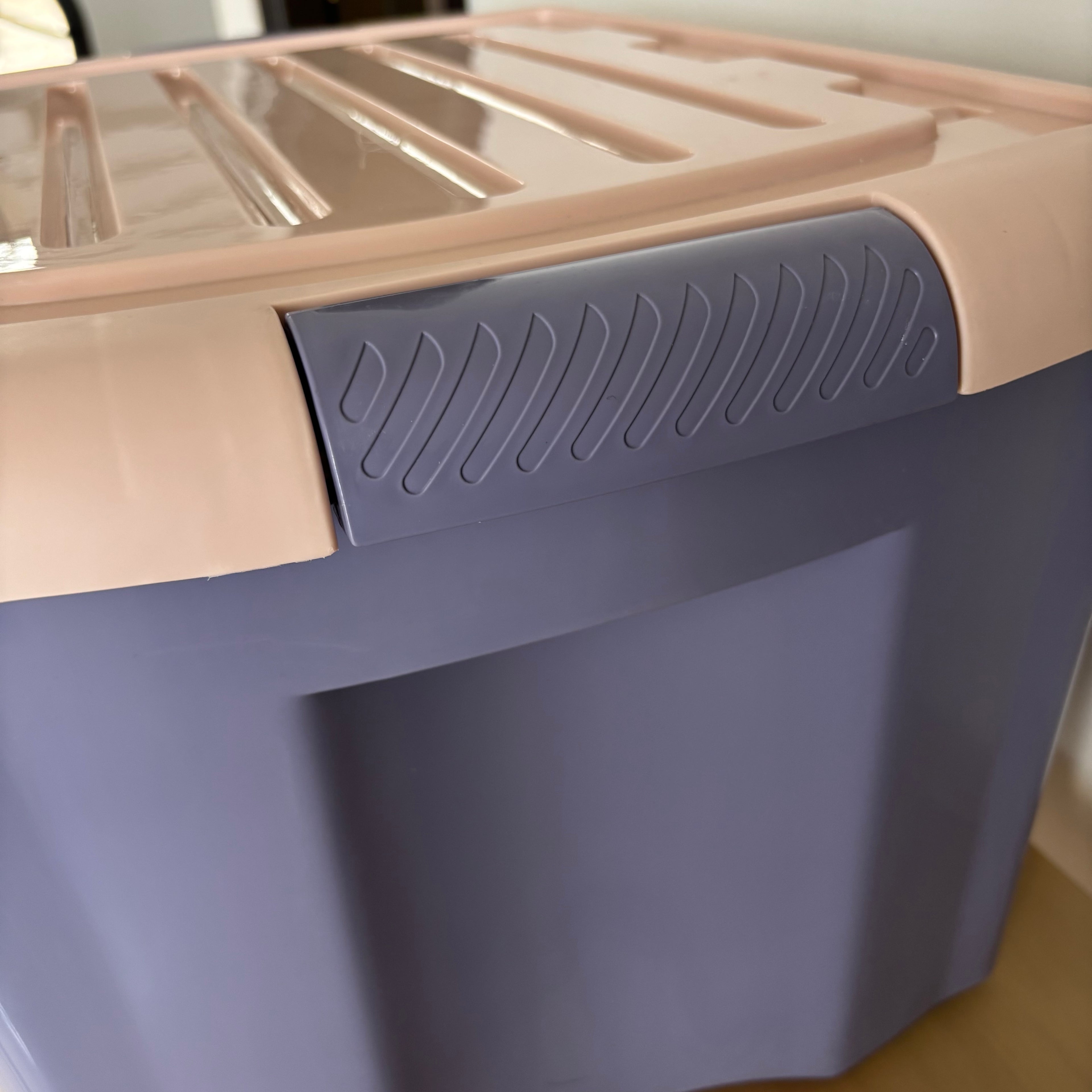 Storage box with side locks - 45L