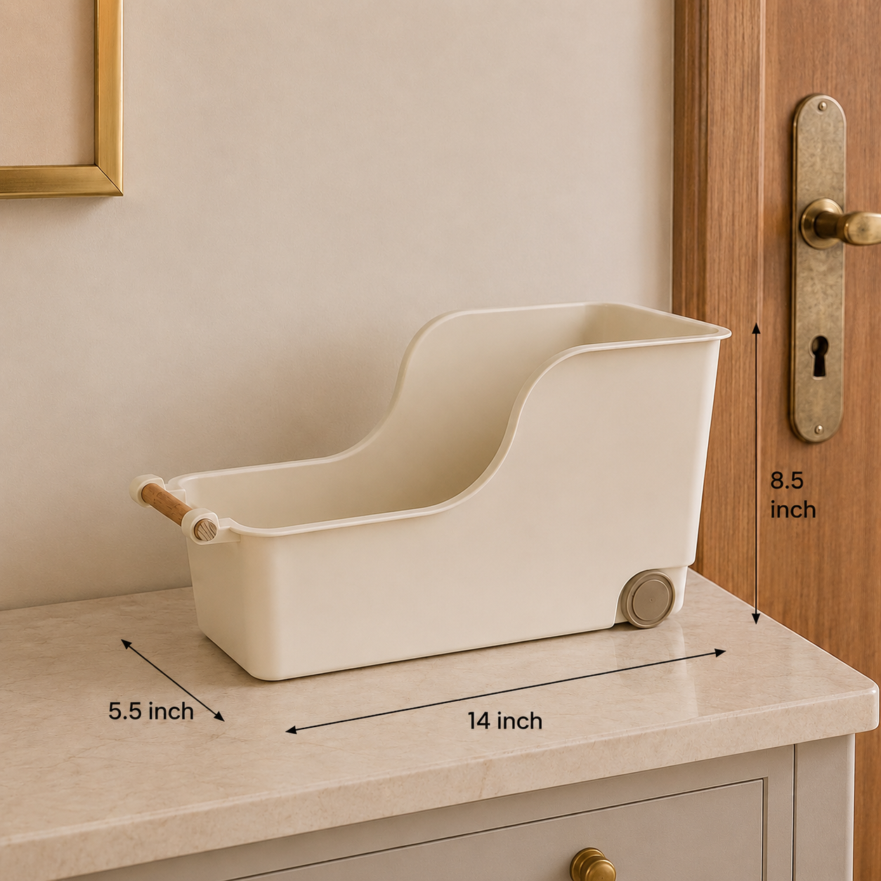 Flexi Glide-on Organiser with wooden handle
