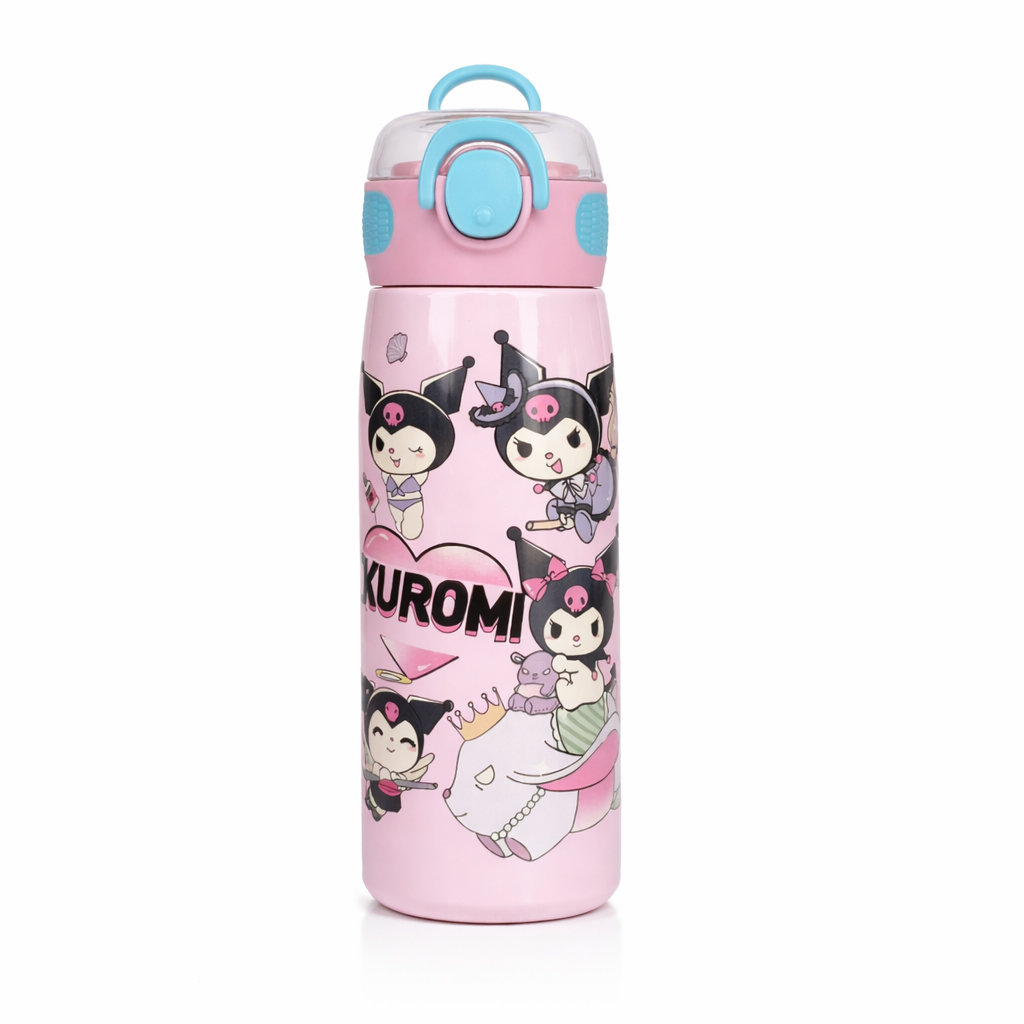 Cartoon Insulated Water Bottle - 620 ml