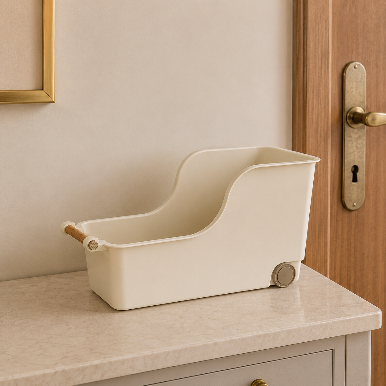 Flexi Glide-on Organiser with wooden handle