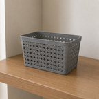 Storage basket with holes