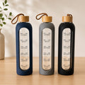 Time mark Glass bottle ( 1 ltr)