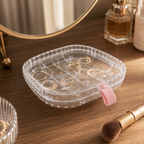 Transparent jewellery box