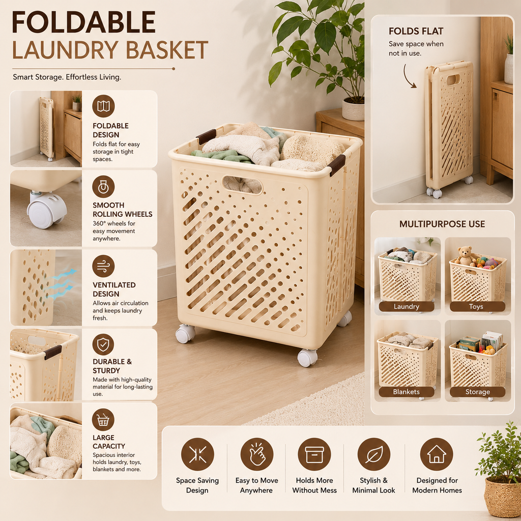 Foldable Laundry Basket