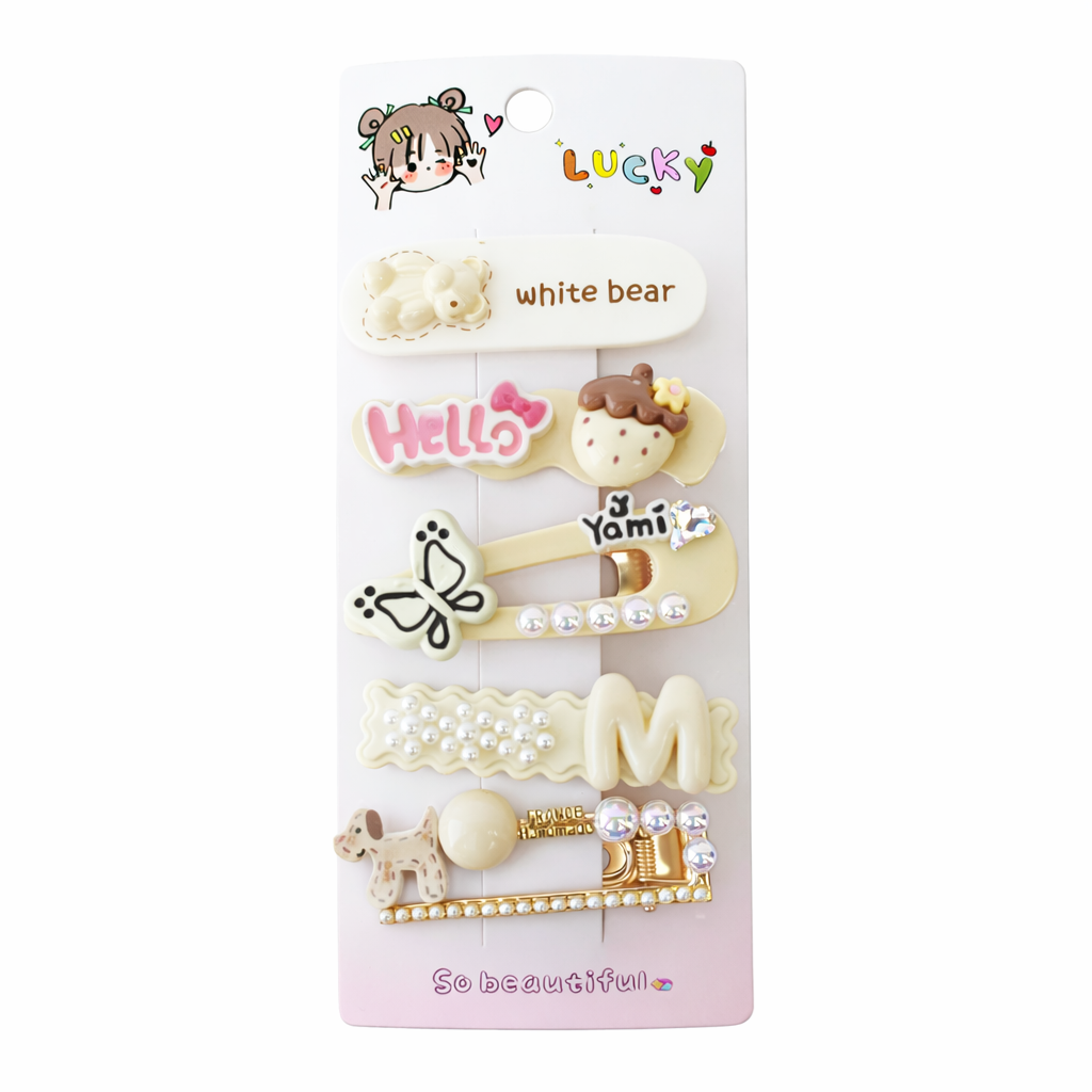 Korean Clips - Set of 5