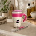 Kawai Tumbler with Steel Straw