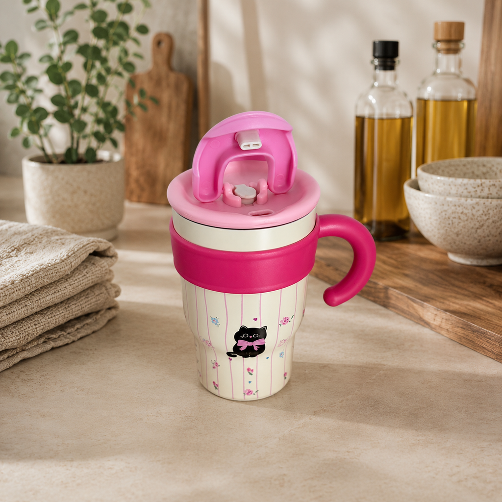 Kawai Tumbler with Steel Straw