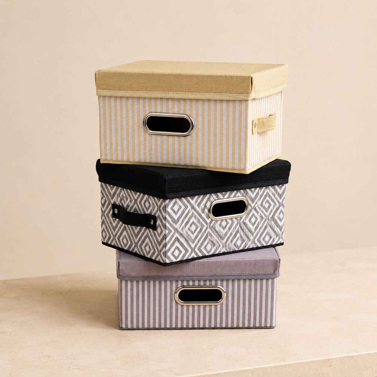 Cloth Storage Box with Lid Small