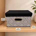 Cloth Storage Box with Lid Small