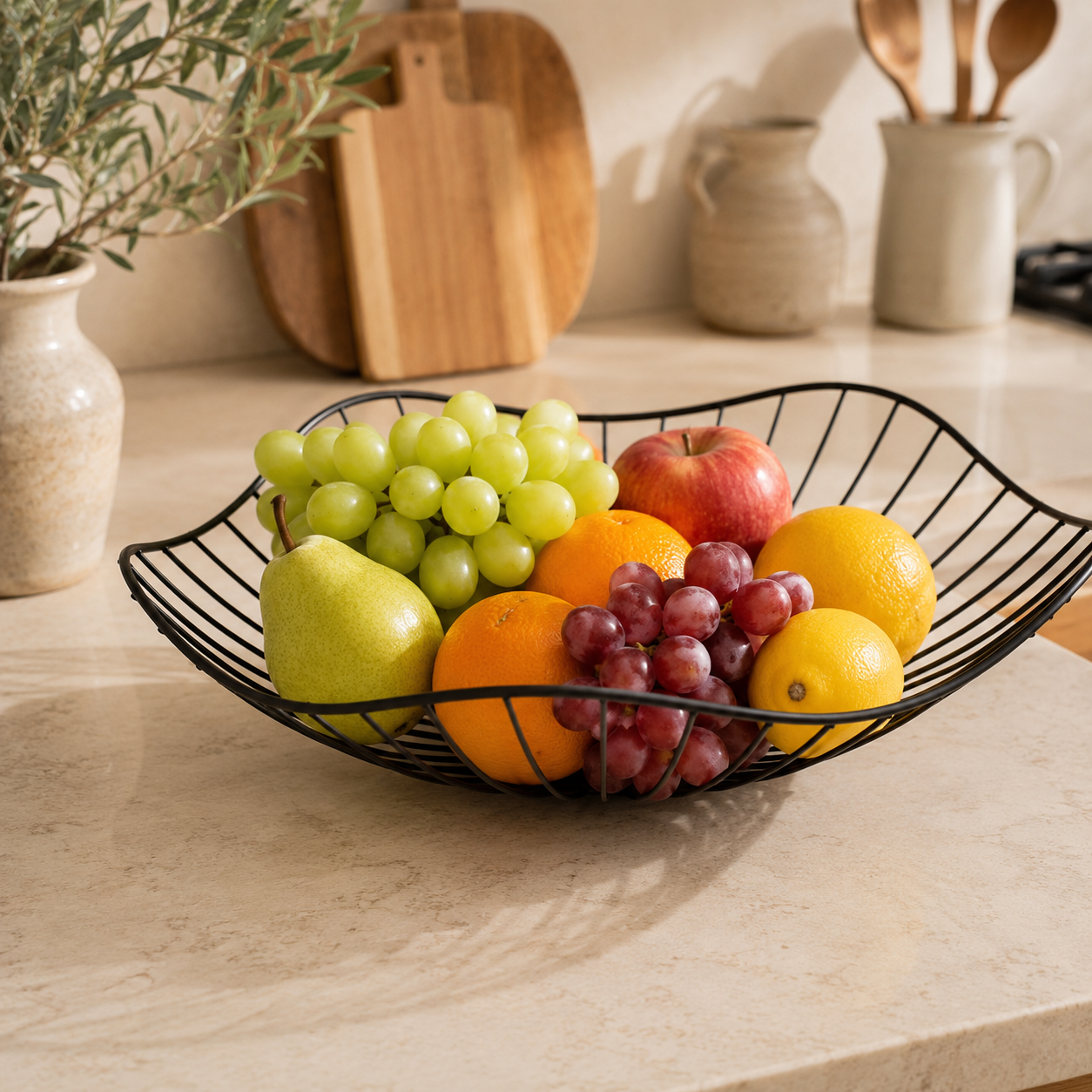 Metal Fruit Basket
