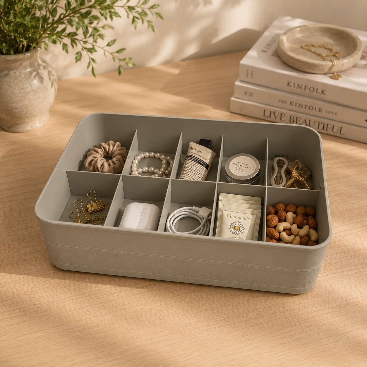 Partition Box with Lid