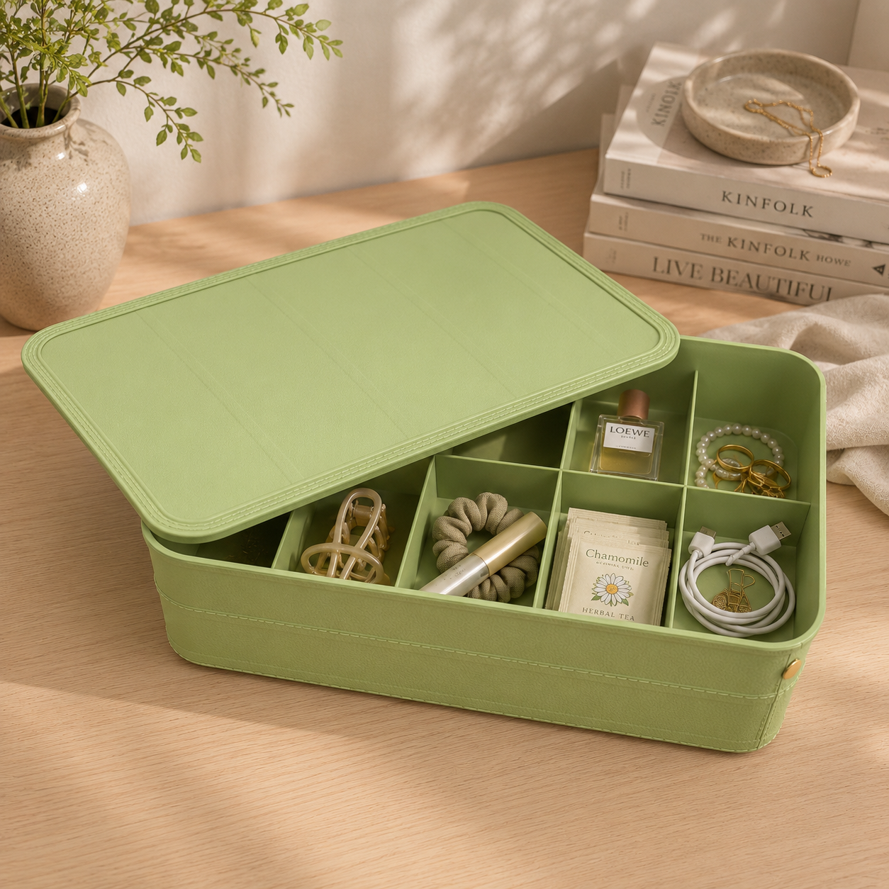Partition Box with Lid