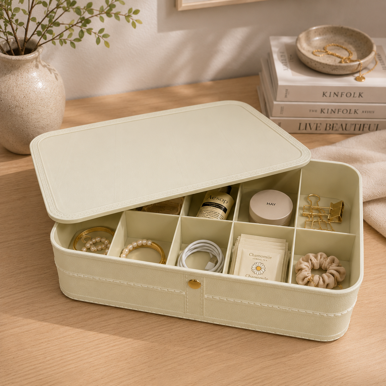 Partition Box with Lid