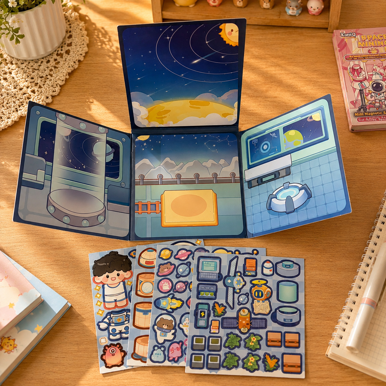 Mini Magnetic Story Sticker Book