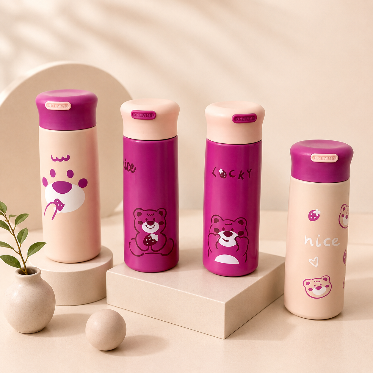 Cute Bear Bottle (350ml)