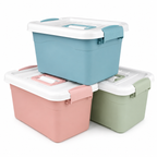 Pastel storage bin with Locking Lid