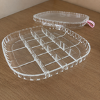 Transparent jewellery box