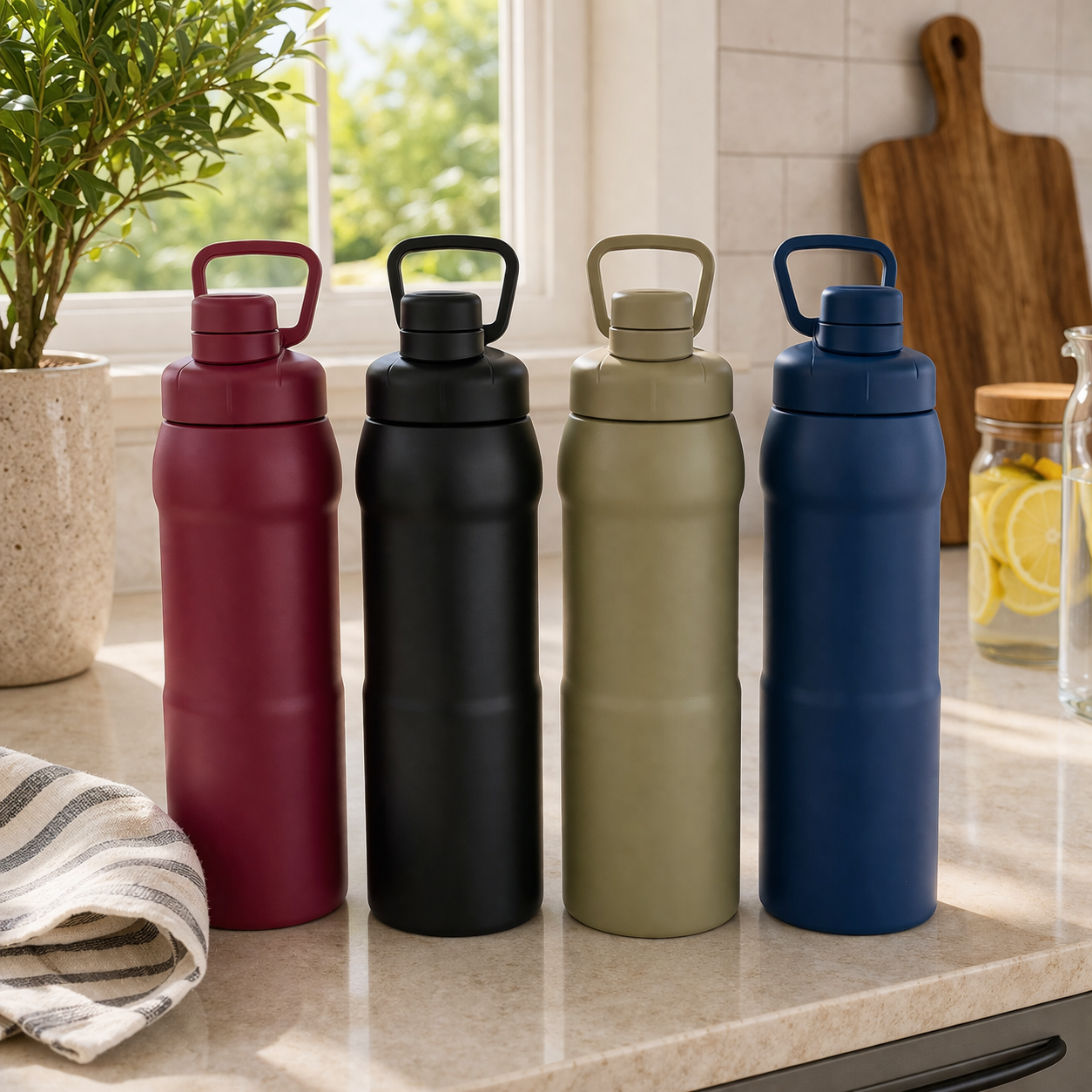 Crest 900 ml Stainless steel bottle