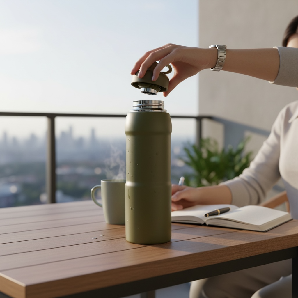Crest 900 ml Stainless steel bottle