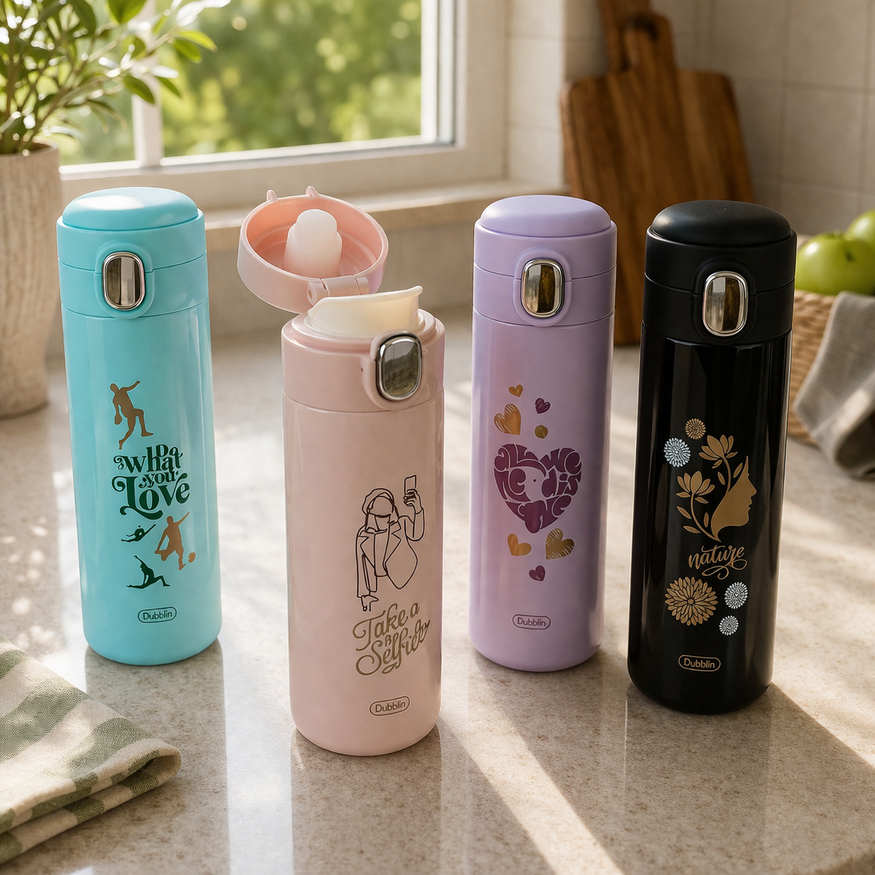 Banjo 450ml stainless steel bottle