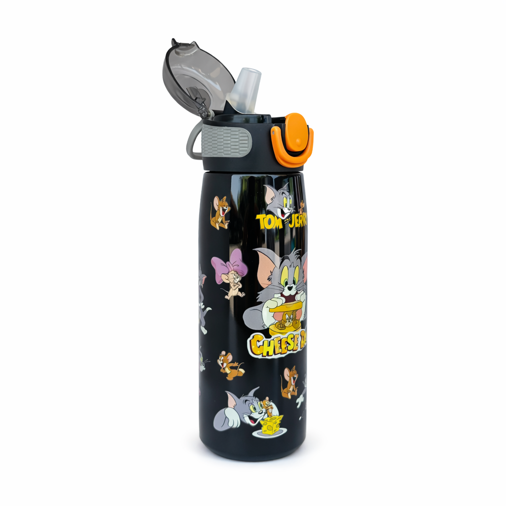 Cartoon Insulated Water Bottle - 620 ml