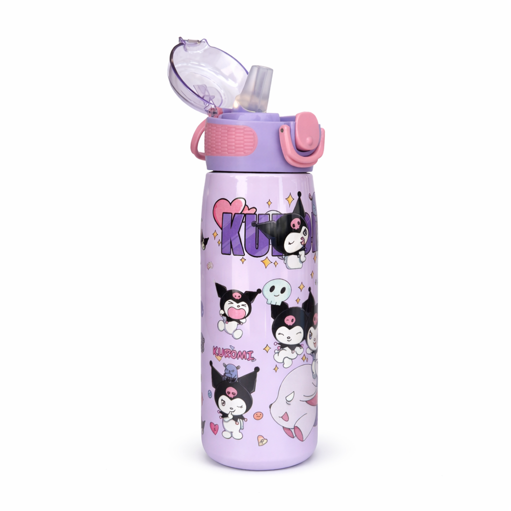 Cartoon Insulated Water Bottle - 620 ml