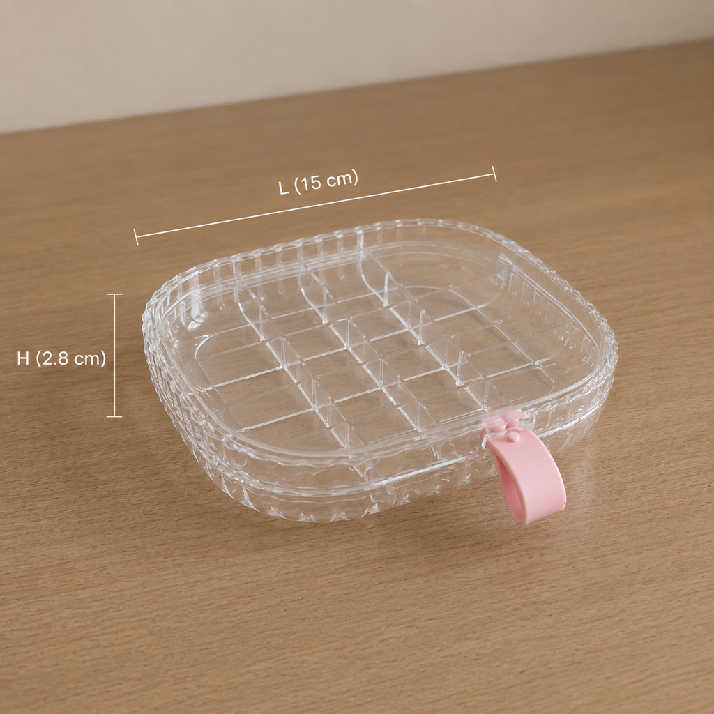Transparent jewellery box