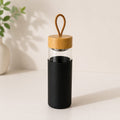 Silicon grip glass bottle