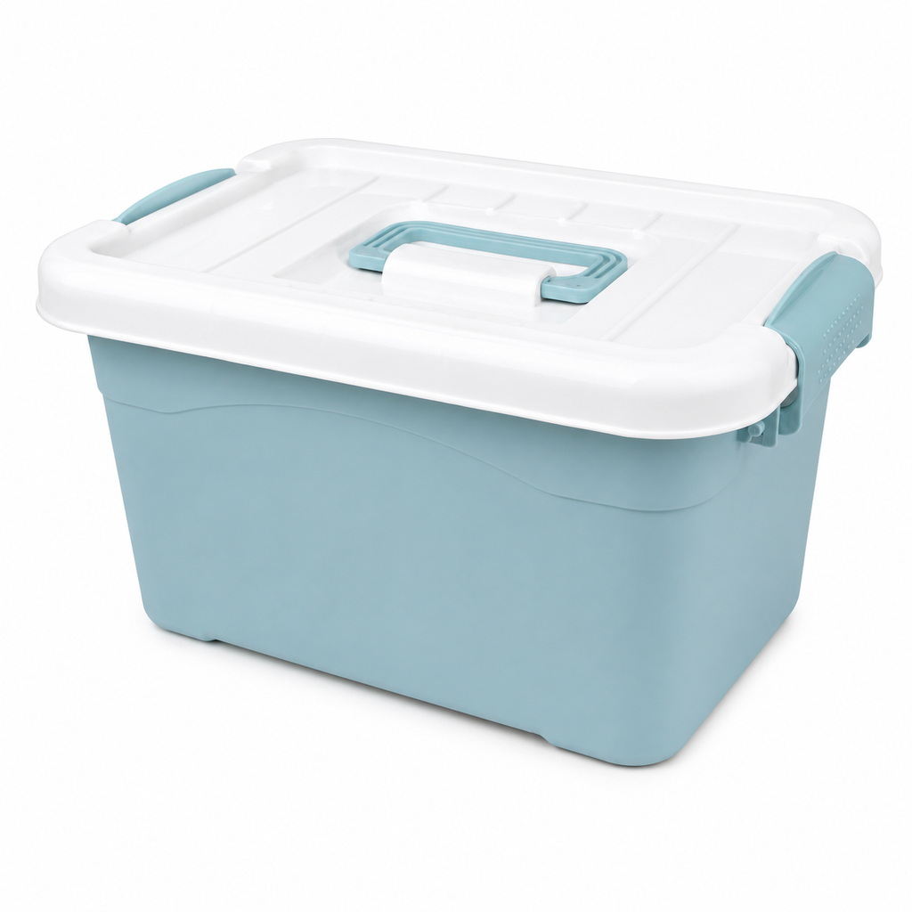 Pastel storage bin with Locking Lid