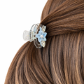 Floral Crystal Hair Claw