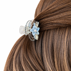 Floral Crystal Hair Claw