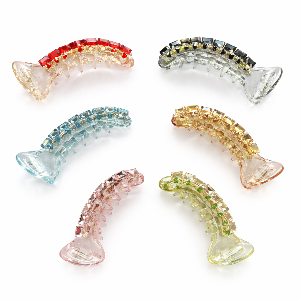 Crystal Banana Clip