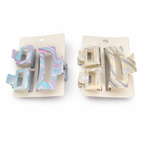Marble 3 Pcs Combo Trendy Hair Claw
