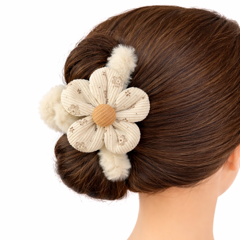 Premium Flower Fur Claw