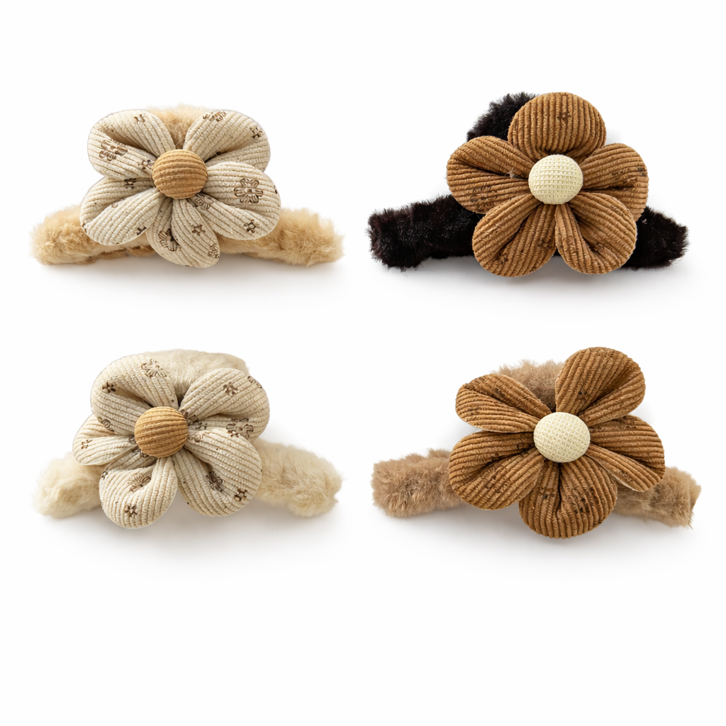 Premium Flower Fur Claw