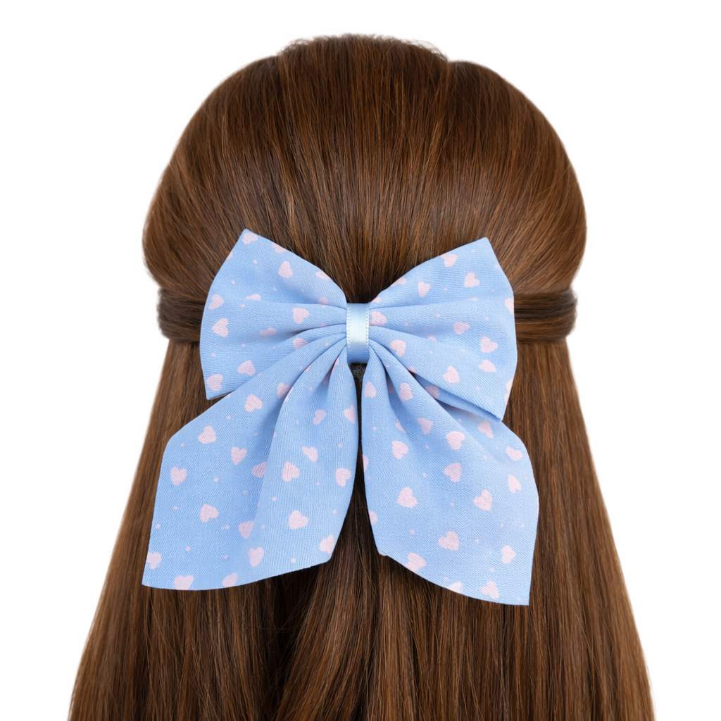Heart Bow Clip
