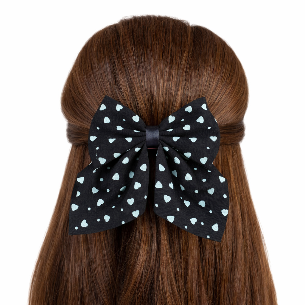 Heart Bow Clip