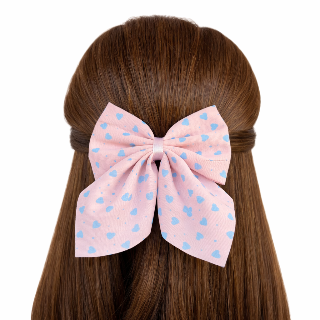 Heart Bow Clip