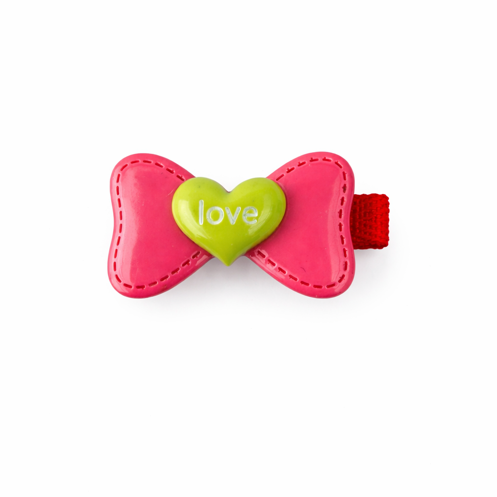 Korean Love Bow Clip