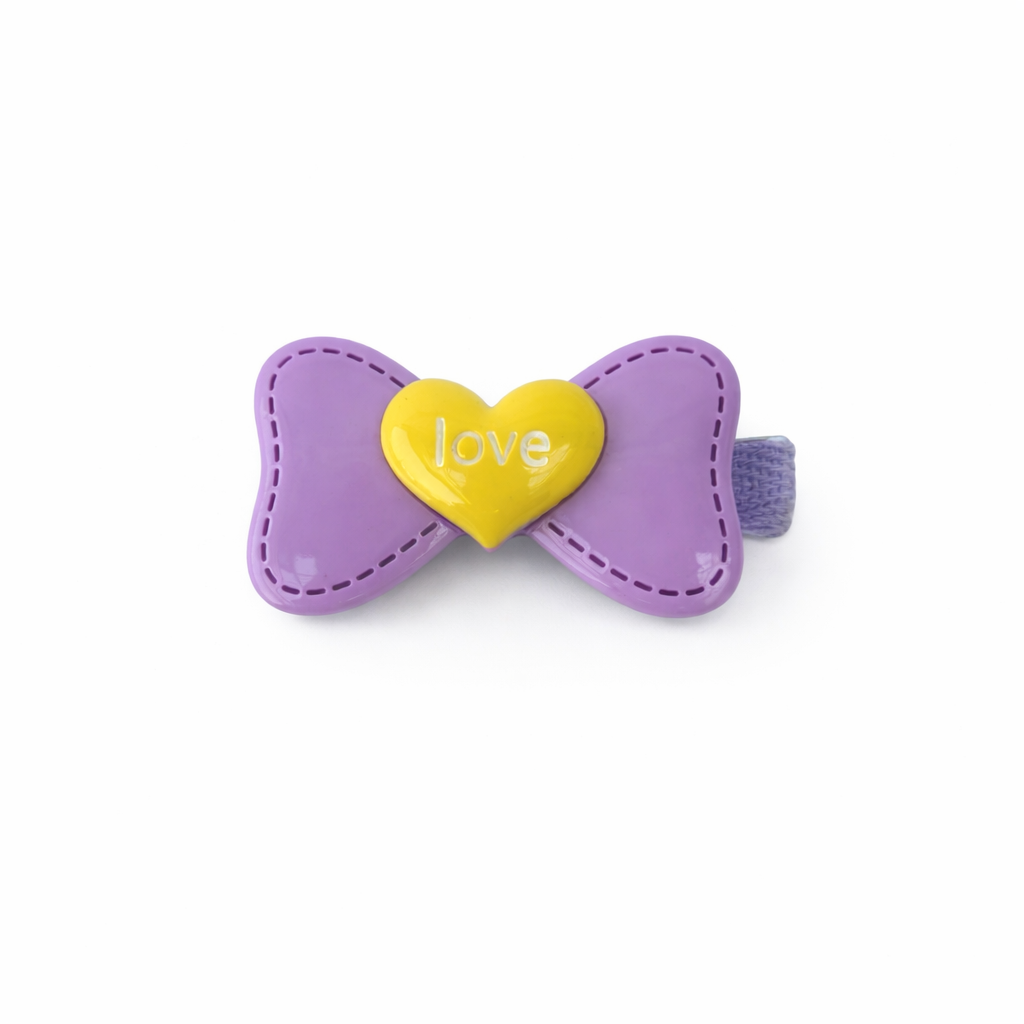 Korean Love Bow Clip
