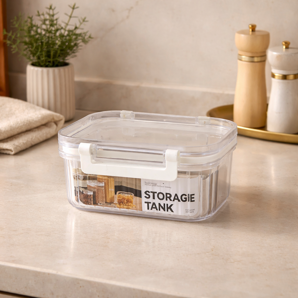 Fridge Stoage Box with Side Lock