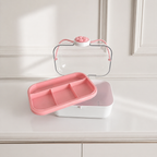 Flower lock Storage Box(with compartments