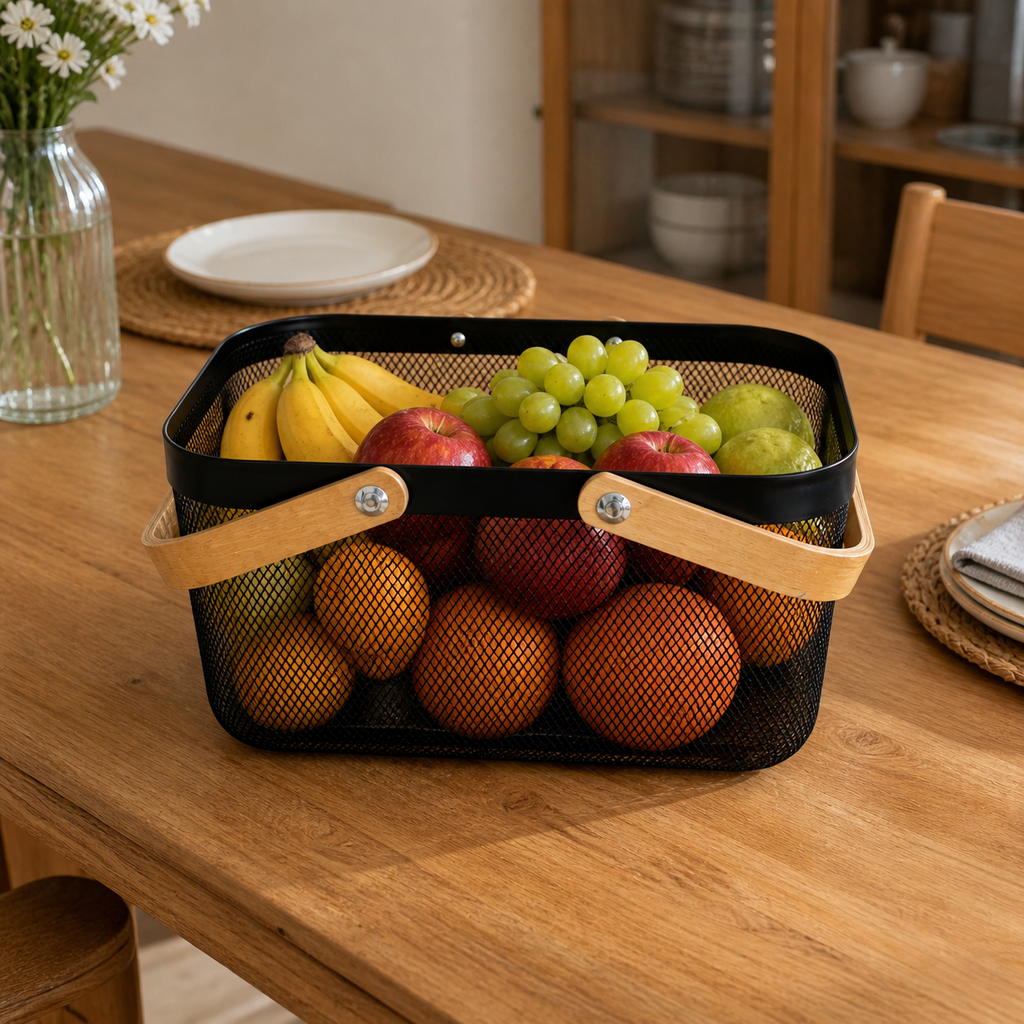 Mesh carry Utility Basket