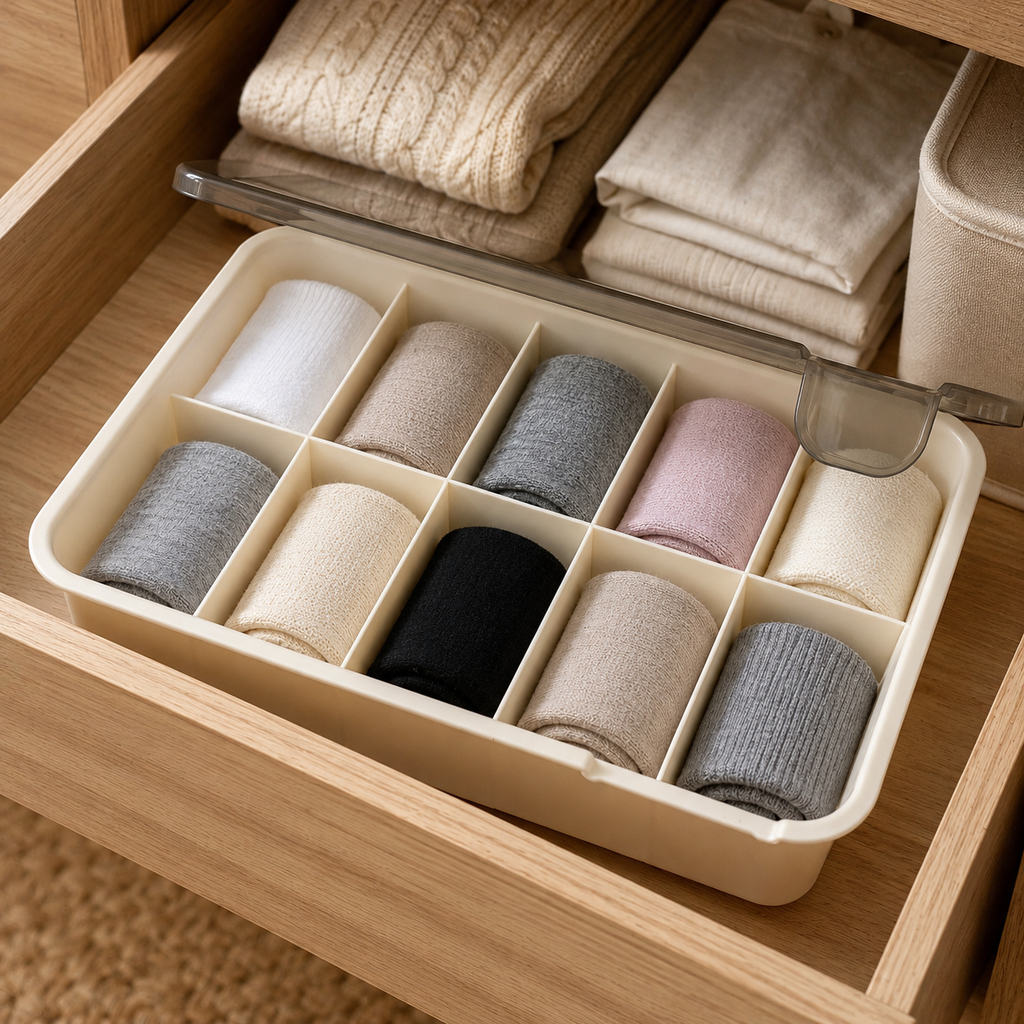Partition Box with Lid