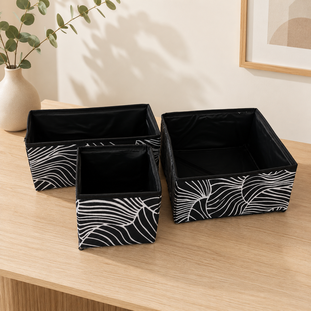 Black Storage Cloth (Set of 3)