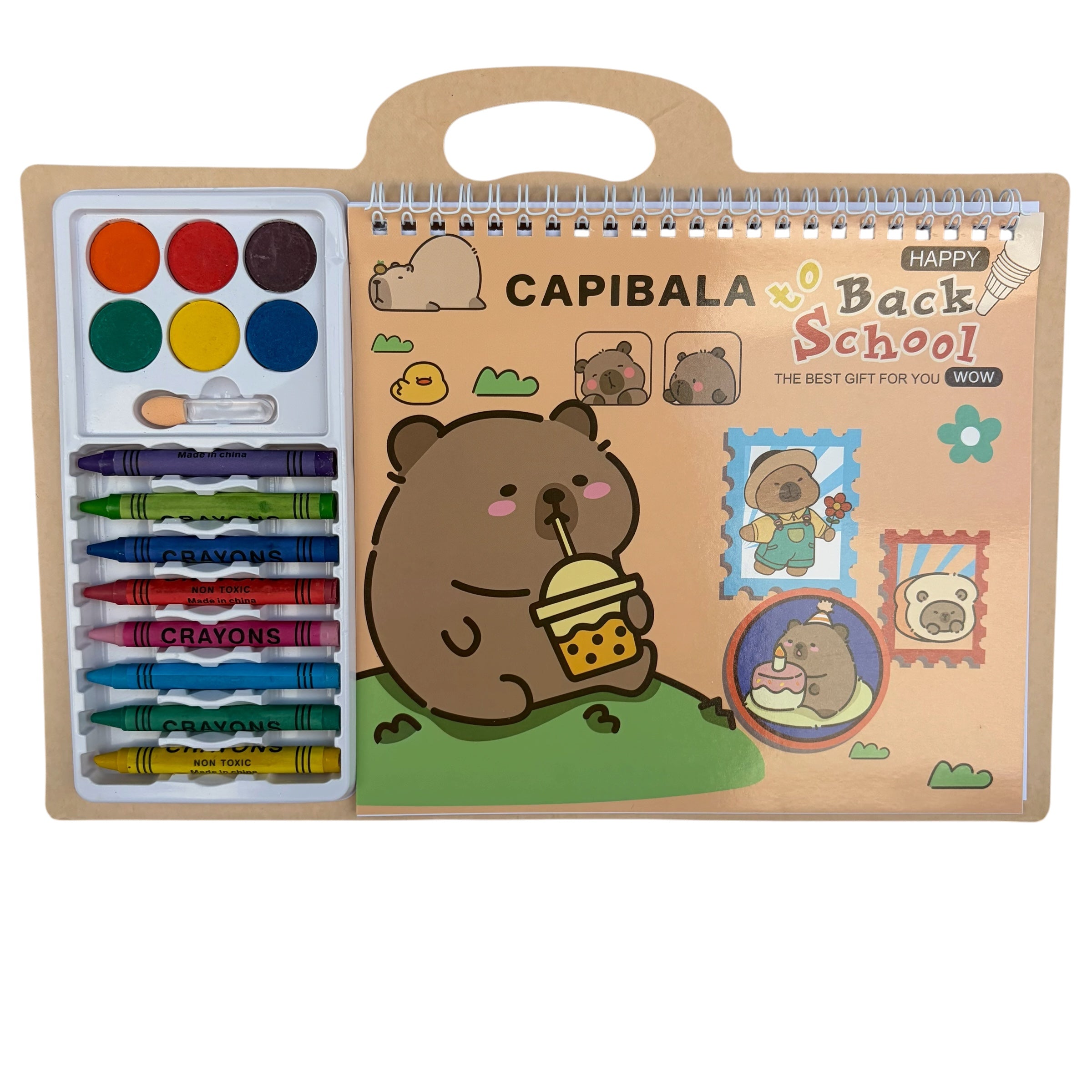 Capybara Colouring book